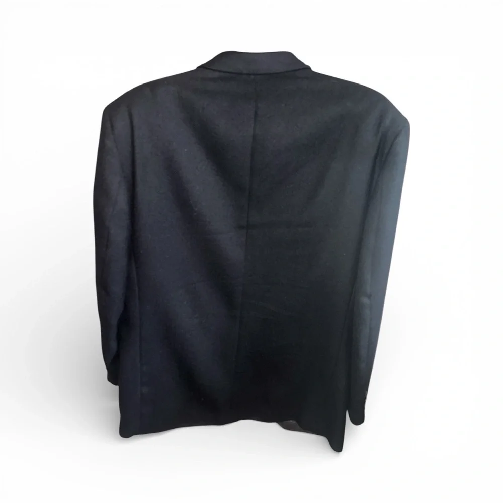 Oscar De La Renta Classic Black Men's Blazer Size Large for Formal Events Preppy
